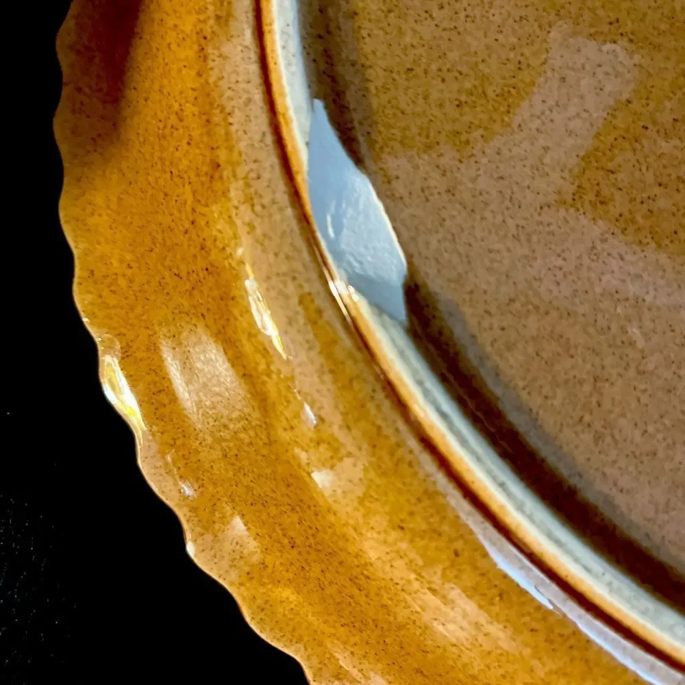 Vintage Ceramic Pumpkin Pie Server